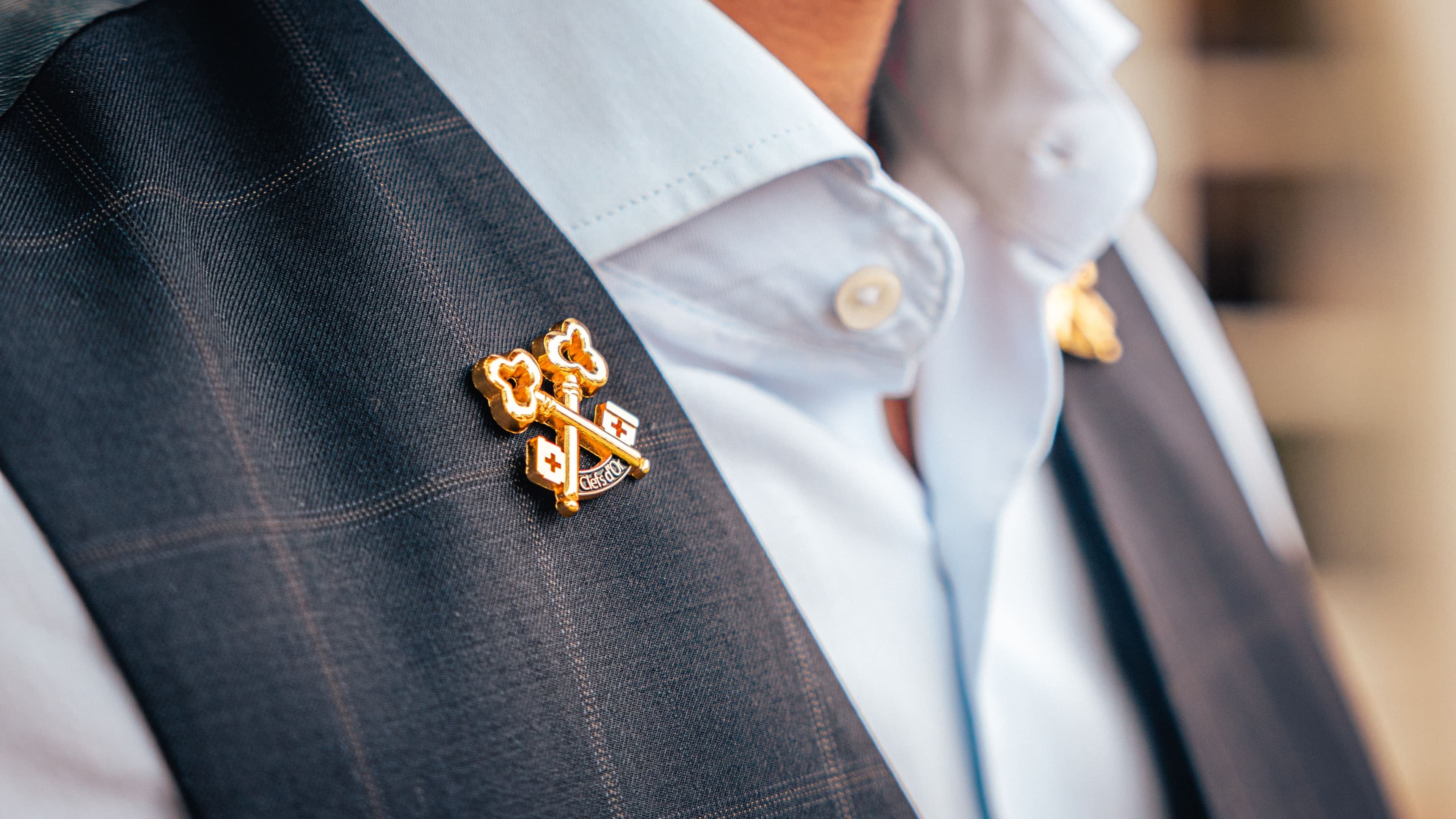 Concierge welcoming a guest